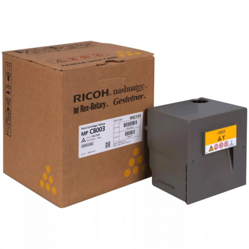 Тонер-картридж Ricoh тип MP C8003 желтый 28000 страниц для MP C6503, MP C8003 (842193)