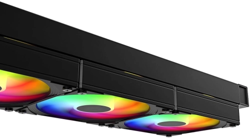 Система водяного охлаждения ID-Cooling FX360 Inf ARGB Soc-AM5/ AM4/ 1151/ 1200/ 2066/ 1700 черный 4-pin 27.2dB Al+Cu 350W Ret фото 4