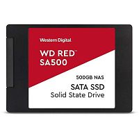Твердотельный накопитель SSD WD Red SA500 2.5" 500GB SATA III 3D TLC (WDS500G1R0A)