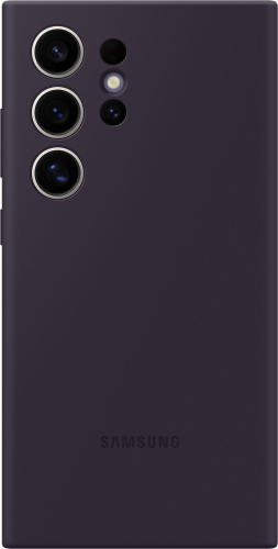 Чехол (клип-кейс) Samsung для Samsung Galaxy S24 Ultra Silicone Case S24 Ultra темно-фиолетовый (EF-PS928TEEGRU)