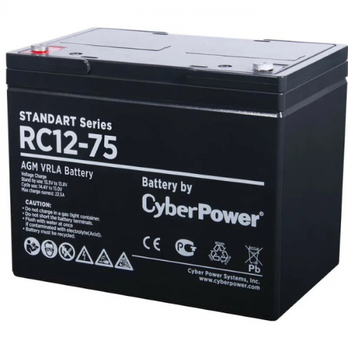 Аккумуляторная батарея SS CyberPower RC 12-75 / 12 В 75 Ач