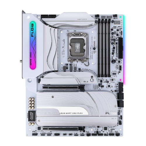Материнская плата Colorful iGame Z890 FLOW V20 Z890, LGA1851, 4*DDR5, 2*PCIEx16, 1*PCIEx1, 5*M.2, 3*TypeC, 4*USB3.2Gen2, 2*USB3.2Gen1, 8*USB2.0, 4*SATA3.0, 2.5G, 2*Type-C(DP), DP, HDMI, ATX, RTL