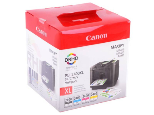 Картридж струйный Canon PGI-2400XL 9257B004/ 007 черный/ голубой/ пурпурный/ желтый набор для Canon iB4040/ МВ5040/ 5340 (9257B004/007)