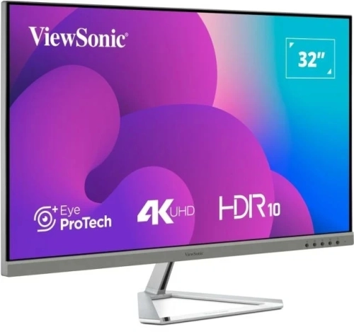 Монитор ViewSonic 31.5 Монитор ViewSonic 31.5 VX3276-4K-MHD-2 серебристый VA LED 16:9 HDMI M/M матовая 350cd 178гр/178гр 3840x2160 60Hz DP 4K 6.9кг фото 4