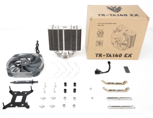 Устройство охлаждения(кулер) Thermalright TA140 EX Soc-AM5/ AM4/ 1151/ 1200/ 2066/ 2011/ 1700 4-pin 30.2dB Al+Cu 665gr Ret (TA140-EX) фото 8