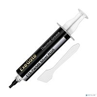 Exegate EX296090RUS Термопаста ExeGate ETS-7WMK Silver PLUS (7,2 Вт/ (м•К), 15г, шприц с лопаткой)
