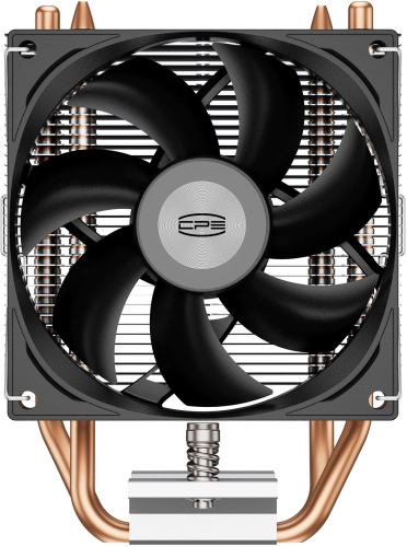 Устройство охлаждения(кулер) PcCooler R200P Soc-AM5/AM4/1200/1700/1851 серебристый/черный 4-pin 30dB Al+Cu 110W Ret (R200P-XXNWYX-US)