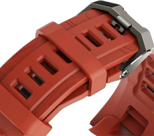 Смарт-часы Amazfit T-Rex 3 A2323 48.5мм 1.5 AMOLED корп.темно-серый рем.красный разм.брасл.:145-210мм (6970100374940) фото 8