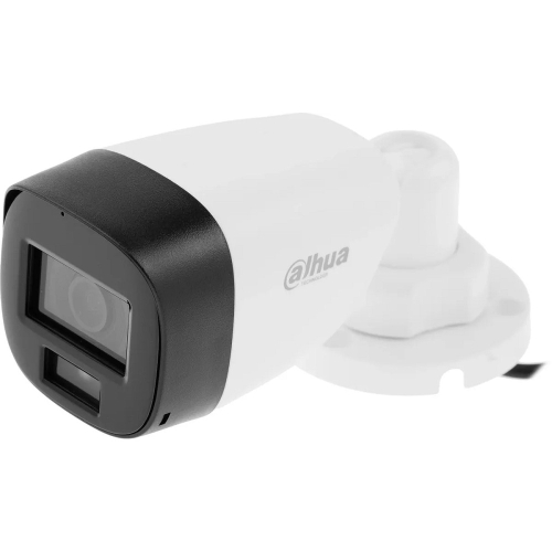DAHUA DH-HAC-HFW1200CLP-IL-A-0280B-S6 Уличная цилиндрическая HDCVI-видеокамера с интеллектуальной двойной подсветкой 2Мп, объектив 2.8мм, ИК 20м, LED 20м, IP67, корпус: металл, быстрый монтаж фото 2