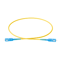 Патч-корд оптический, симплексный, SC-SC, UPS, 0.5 м., OS2, LSZH, жёлтый (ONTEK.PCO-0.5-PC.SM.UPS.SS.OS2)