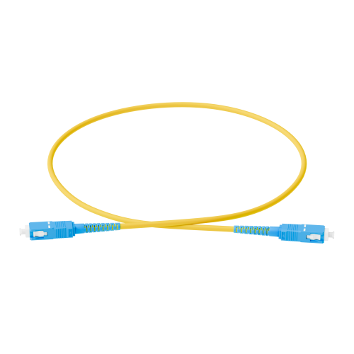 Патч-корд оптический, симплексный, SC-SC, UPS, 0.5 м., OS2, LSZH, жёлтый (ONTEK.PCO-0.5-PC.SM.UPS.SS.OS2)