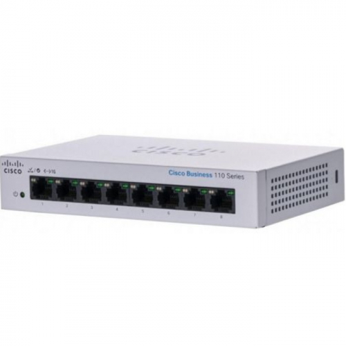Коммутатор/ CBS110 Unmanaged 8-port GE, Desktop, Ext PS фото 2