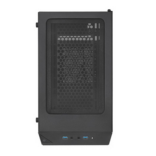 Корпус Silverstone SST-PS15B-PRO Precision Mini Tower Micro ATX Computer Case, tempered glass, 2x 120mm ARGB, 1x ARGB Controller, black (G410PS15BPRO020) фото 6