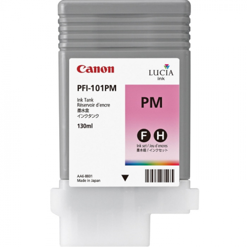 Картридж струйный Canon PFI-101PM пурпурный 130 мл для imagePROGRAF-iPF5000, iPF5100, iPF6000, iPF6100, iPF6200 (0888B001)