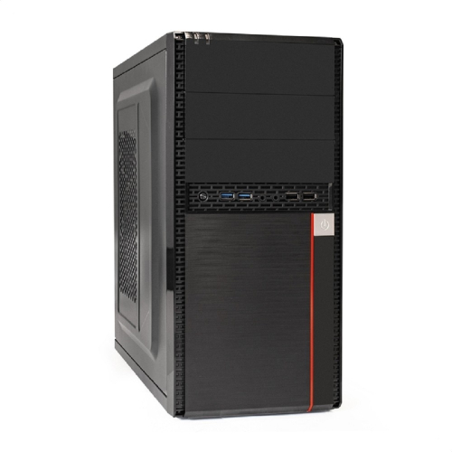 Exegate EX277437RUS Корпус Minitower MA-371X Black, mATX 2*USB+2*USB3.0, Audio