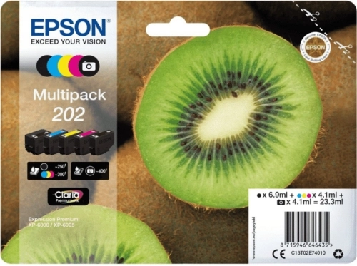 Картридж струйный Epson C13T02E74010 5цв. 5шт.упак. (20000стр.) для Epson XP-6000/6005