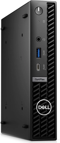 Компьютер Dell Optiplex 7020 Micro i3 14100T (2.7) 8Gb SSD256Gb UHDG 730 Linux Ubuntu GbitEth WiFi BT 90W мышь клавиатура черный (7020-3860)