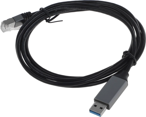 Кабель Buro BU-USB-A-LAN1000-2m USB A (m) RJ-45 (m) 2м черный (пакет)