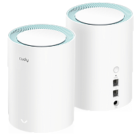 Wi-Fi Mesh-система/ AC1200 Wi-Fi Gigabit Mesh Solution 2-Pack, Chipset MT7621DA+MT7613B+MT7603, Dual-Band, 867Mbps at 5GHz + 300Mbps at 2.4GHz, 802.11ac/a/b/g/n, 2 Gigabit Ethernet Ports, 4 internal antennas,MU-MIMO, DDNS,Zerotie (M1300(2-PACK))