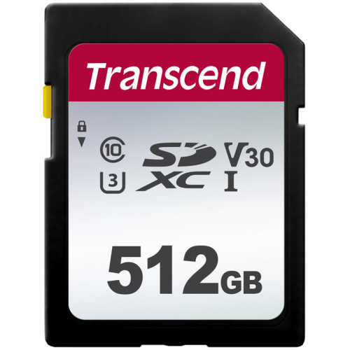 Карта памяти Transcend 512GB UHS-I U3 SD card (TS512GSDC300S)