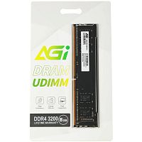 Модуль памяти AGI DDR4 3200MHz 8GB UDIMM RETAIL (No Heat Sink (for UDIMM)) -Single tray (AGI320008UD138-ST)