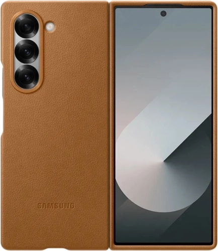 Чехол (клип-кейс) Samsung для Samsung Galaxy Z Fold6 Kindsuit Case Fold 6 (F956) коричневый (EF-VF956PAEGRU)