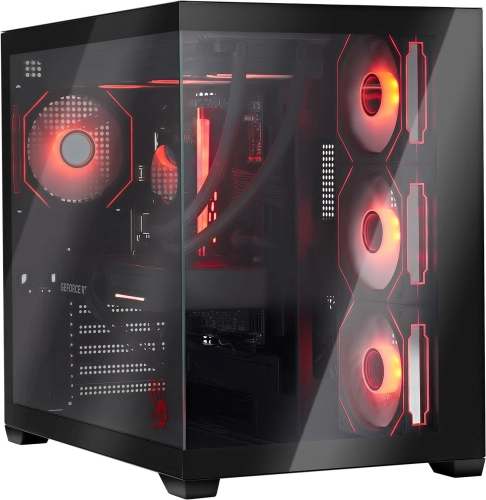Компьютер Bloody BD-PC RAB84V2 TWR Ryzen 5 7500F (3.7) 32Gb SSD1Tb RTX5060TI 8Gb Windows 11 Home 64 2.5xGbitEth 750W черный (RUS) (2142124)