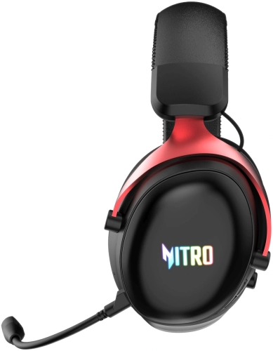 Наушники с микрофоном Acer Nitro OHR401 черный мониторные BT/Radio/3.5mm оголовье (ZL.HDSEE.00H) фото 3