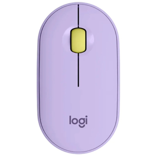 *Мышь Logitech M350 Pebble фиолетовая, беспроводная (Bluetooth, USB, 3 кн., 1000 dpi, 1 x AA, 910-006654)