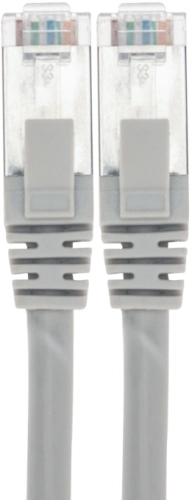 Патч-корд Rexant 02-0210-1 F/UTP RJ-45 вил.-вилка RJ-45 кат.6 1м серый LSZH