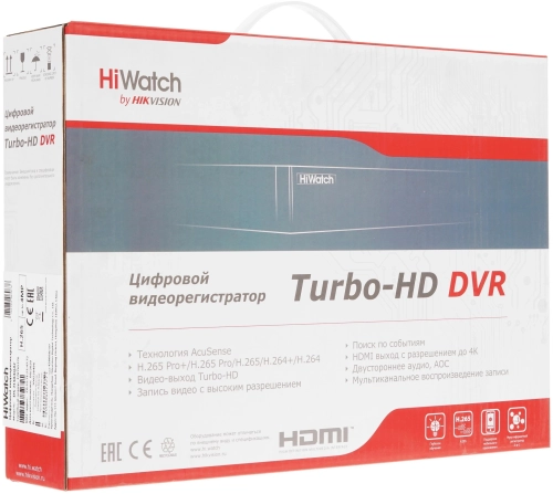 Видеорегистратор HiWatch DS-H304QAF(C) фото 9