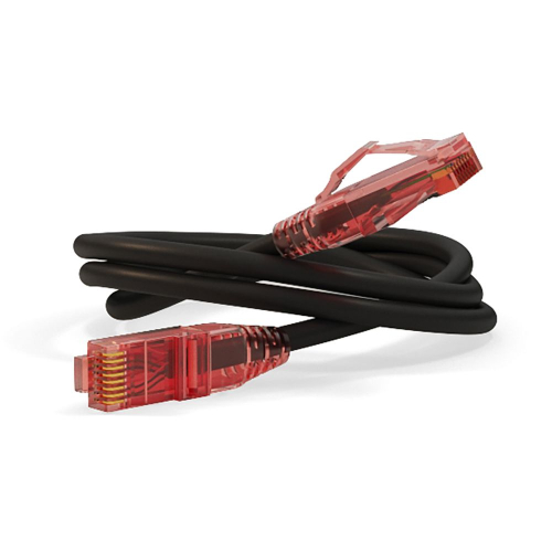 Hyperline Патч-корд U/ UTP, Cat,5е (100% Fluke Component Tested), LSZH, 1 м, черный (PC-LPM-UTP-RJ45-RJ45-C5E-1M-LSZH-BK)