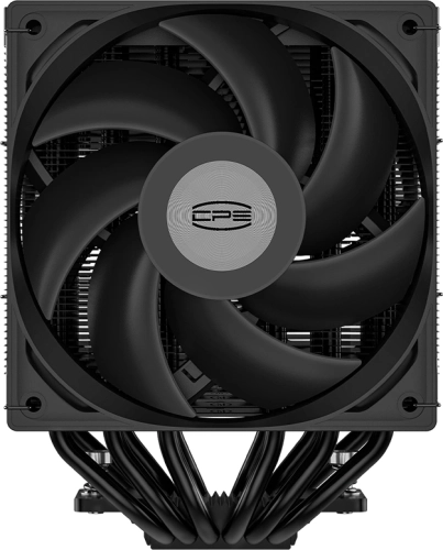 Кулер PCCooler RT620 Digital BK S115X/ 1200/ 1700/ 1851/ AM4/ AM5 (TDP 265W, 2x120mm PWM FAN, 6 тепловых трубок 6мм, 500-2200RPM, 28-32dBa) (RT620-BKNWYL-GL) фото 2
