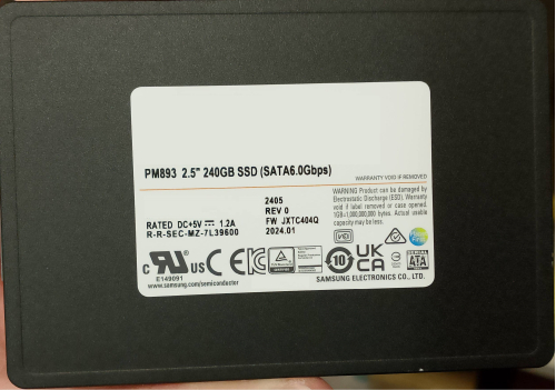 Накопитель SSD/ PM893 240GB SATA 6Gb/ s V6 2.5