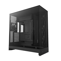 Корпус без блока питания/ Case NZXT H9 Flow (2025), Midi-Tower, TG, 3x140mm + 1x120mm, 2xUSB-A 3.2 + 1xUSB-C 3.2, E-ATX, ATX, mATX, mITX Black (CM-H92FB-01)