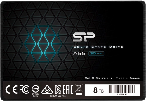 Накопитель SSD Silicon Power SATA-III 8TB SP008TBSS3A55S25 Ace A55 2.5