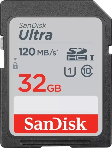 Карта памяти SanDisk Ultra Flash SDHC memory card 32GB 3шт/ уп. Цвет: черный (SDSDUN4-032G-GN6IM)