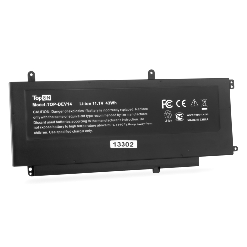 Аккумулятор для ноутбука Dell Vostro 14 5000 11.1V 3400mAh PN: 4P8PH (TOP-DEV14)