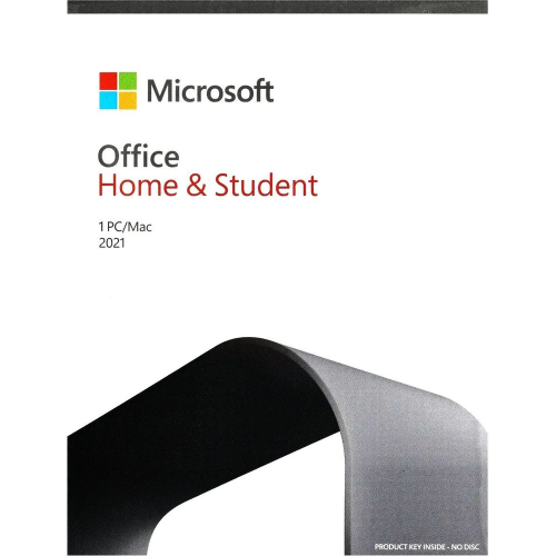 Программное обеспечение электронное Microsoft Пакет приложений Microsoft Office Home and Student 2021 FPP Russian Central/ Eastern Europe Only Medialess (79G-05423)