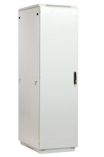 Шкаф телекоммуникационный напольный 42U (600x800) дверь металл (3 места) (ШТК-М-42.6.8-3ААА)