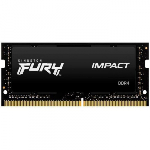 Модуль памяти Kingston FURY Impact 16GB DDR4 2666MHz CL16 SODIMM 1RX8 1.2V 260-pin 16Gbit (KF426S16IB/ 16) (KF426S16IB/16)