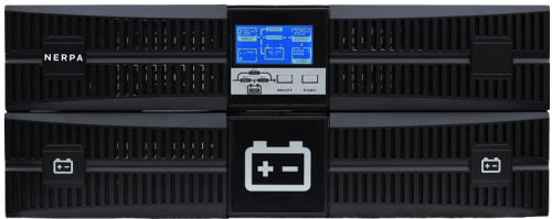 ИБП NERPA RU (online, Rack/ Tower, 6 kVA/ 6 kW, установлено 16 x 12V,9Ah АКБ, возможность подключения внешних АКБ) (NU-1RT6B-001)