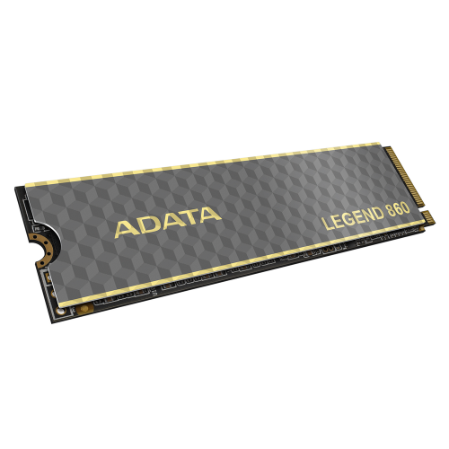 Твердотельный накопитель SSD M.2 A-DATA 500GB LEGEND 860 [SLEG-860-500GCS] (PCI-E 4.0 x4, up to 5000/ 3000Mbs, 3D NAND, 160TBW, NVMe 1.4, 22x80mm, радиатор)