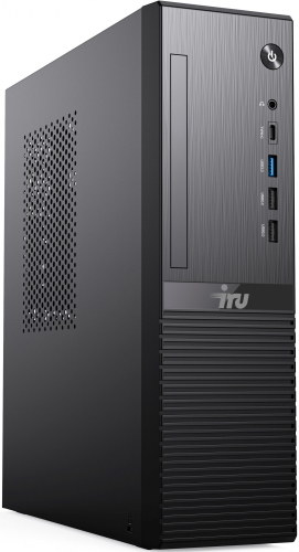 Компьютер IRU 310SC SFF Cel G5905 (3.5) 8Gb SSD256Gb Win 11 Pro GbitEth 200W черный (1969035)