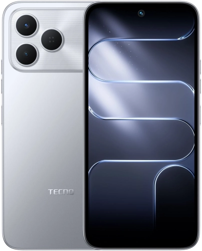 Смартфон Tecno Spark 50 256Gb 8Gb серый моноблок 3G 4G 2Sim 6.67 720x1600 Android 16 50Mpix 802.11 a/ b/ g/ n/ ac/ ax NFC GPS GSM900/ 1800 GSM1900 Protect FM microSD max2048Gb (KN4N 256+8 TITANIUM GREY)