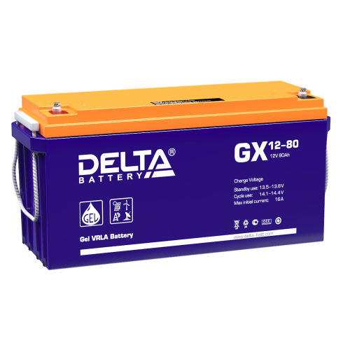 Аккумуляторная батарея DELTA BATTERY GX 12-80
