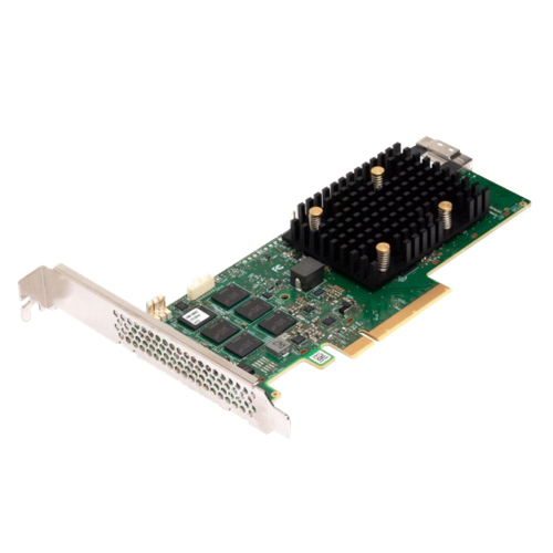 RAID-контроллер Broadcom MegaRAID 9560-8I SGL (05-50077-01 / 05-50077-01004) PCIe 4.0 x8 LP, SAS/ SATA/ NVMe, RAID 0,1,5,6,10,50,60, 8port(1 * int SFF8654), 4GB Cache, 3908ROC, RTL (007479) (05-50077-01004 / 03-50077-01004)
