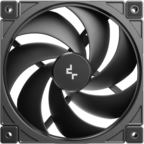 Вентилятор для корпуса Deepcool FD12 V2 120х120x25 черный 4-pin 35.6дБ (R-FD12V2-BKNPN1-G) Ret
