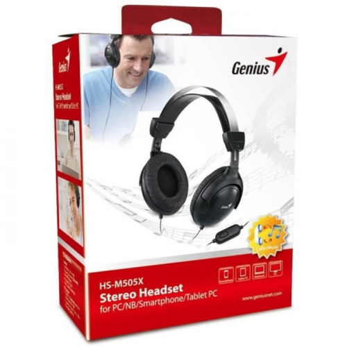 Гарнитура Genius Headset HS-M505X 3.5 мм (31710058101) фото 4