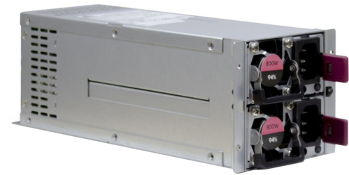 Серверный блок питания/ Server power supply Qdion Model PSR2-0800-D P/N:8300800PSR0001 2U Redundant 800W Efficiency 91+, Cable connector: C14 [R2A-DV0800-N-B/99RADV0800I1170118]